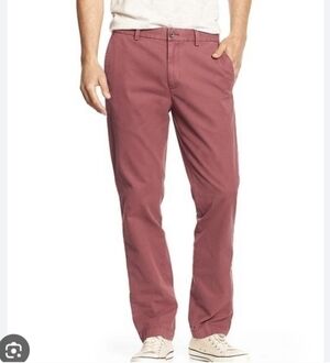 Banana Republic Dusty Red Aiden Chino